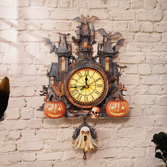 Haunted House – Wooden 3D Clock DIY Puzzle Kit