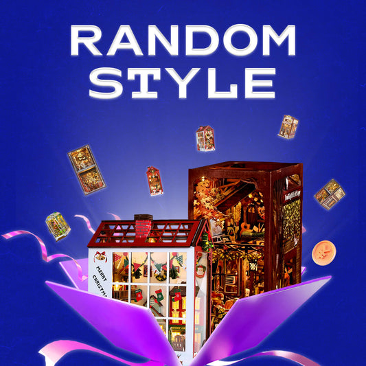 Random Different Styles of Book Nook Kit