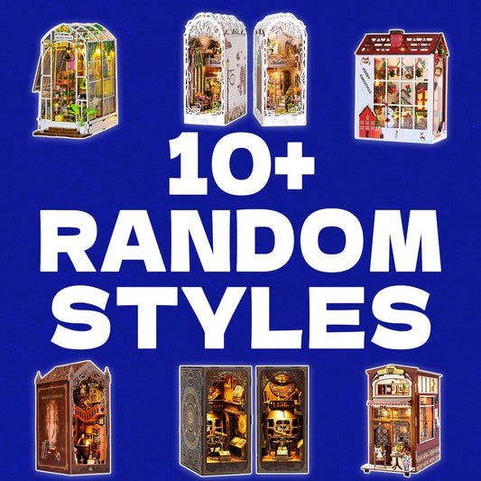 Random Different Styles of Book Nook Kit