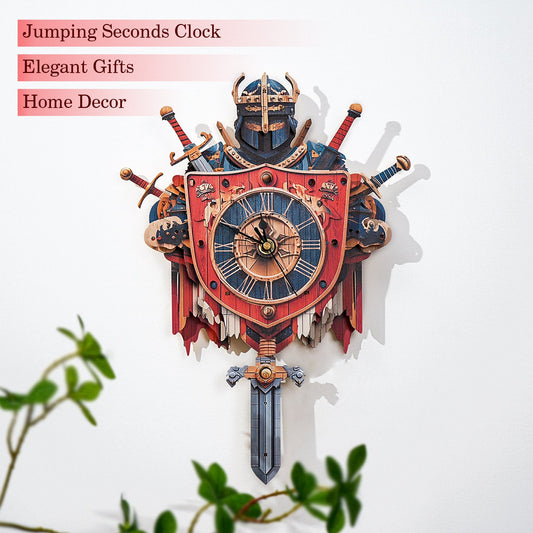 Knight – Wooden 3D Clock DIY Puzzle Kit