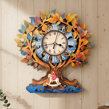 Tree of Life – Wooden 3D Clock DIY Puzzle Kit