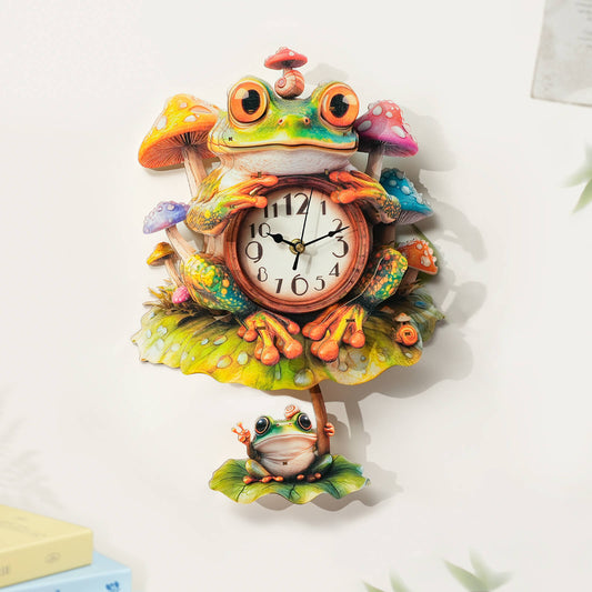 Frog – Wooden 3D Clock DIY Puzzle Kit