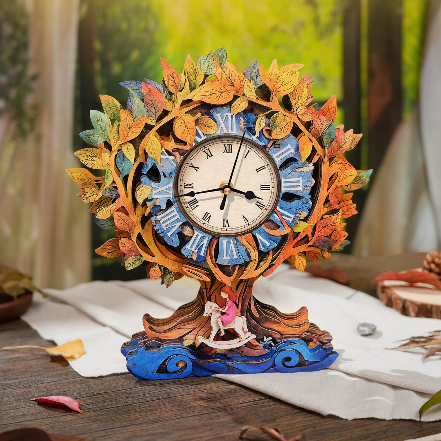 Tree of Life – Wooden 3D Clock DIY Puzzle Kit