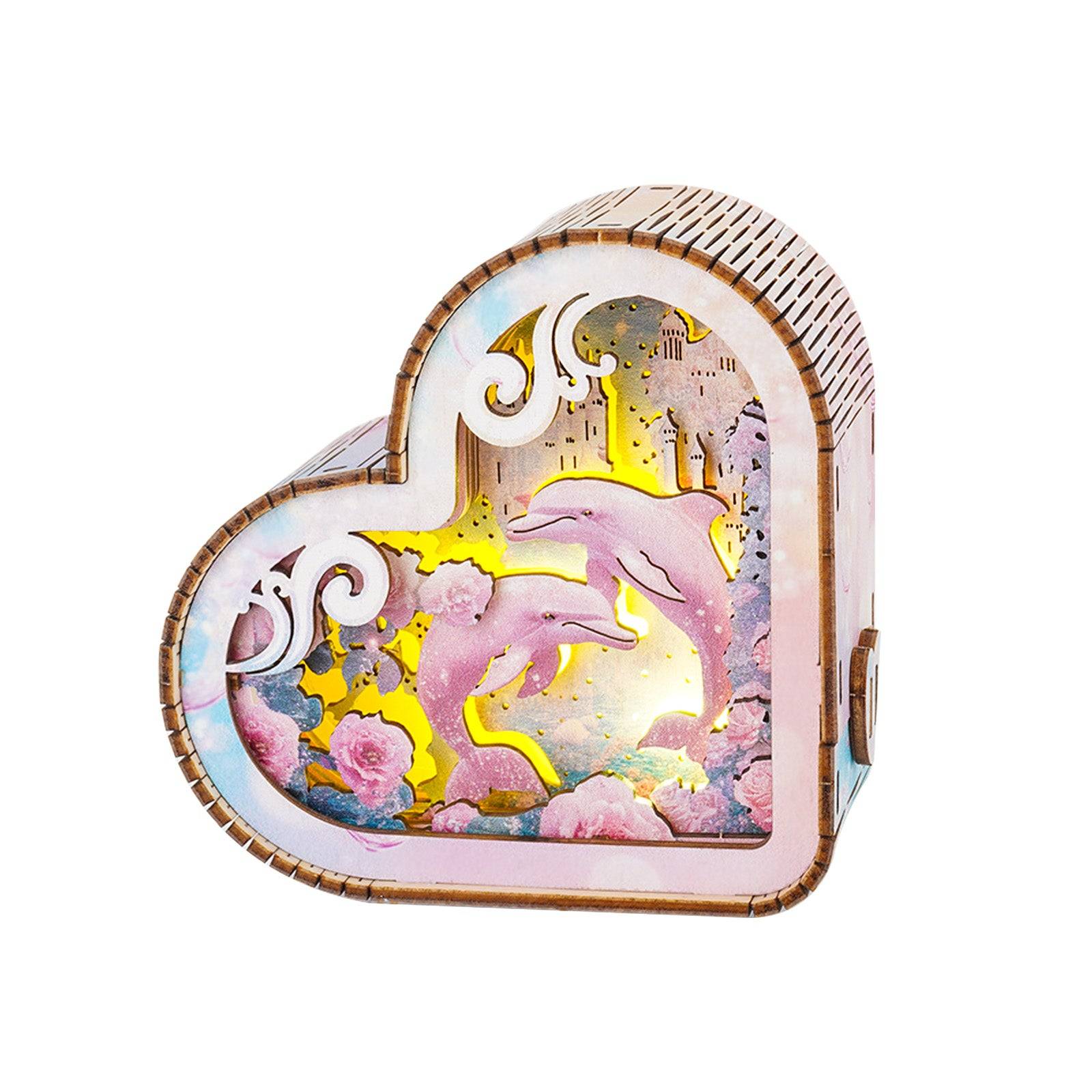 Woodbests 3D Wooden Puzzle Night Light, 3D Puzzle Night Lamp