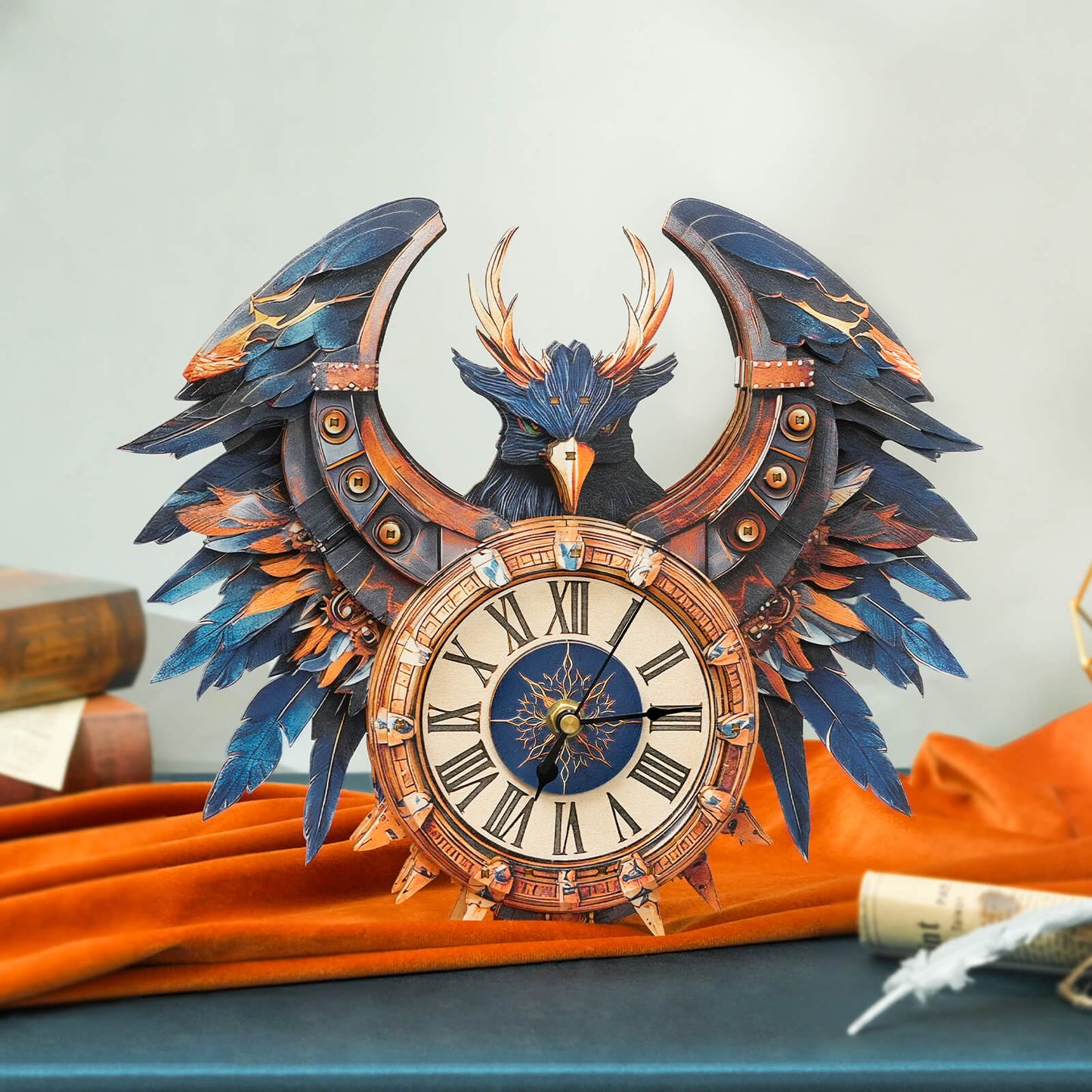 Thunderbird – Wooden 3D Clock DIY Puzzle Kit
