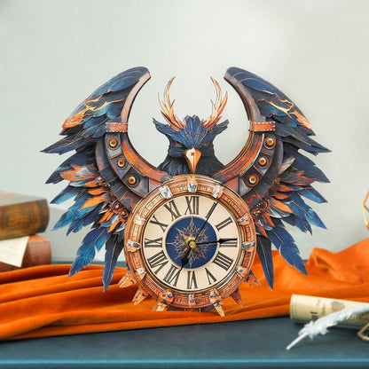 Thunderbird – Wooden 3D Clock DIY Puzzle Kit