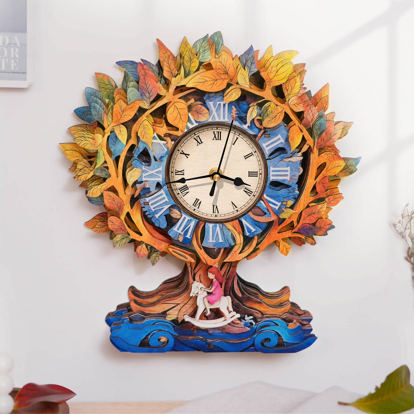 Tree of Life – Wooden 3D Clock DIY Puzzle Kit