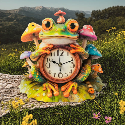 Frog – Wooden 3D Clock DIY Puzzle Kit