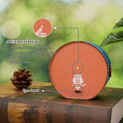Forest Fantasy Owl - 3D Wooden Night Light DIY Kit