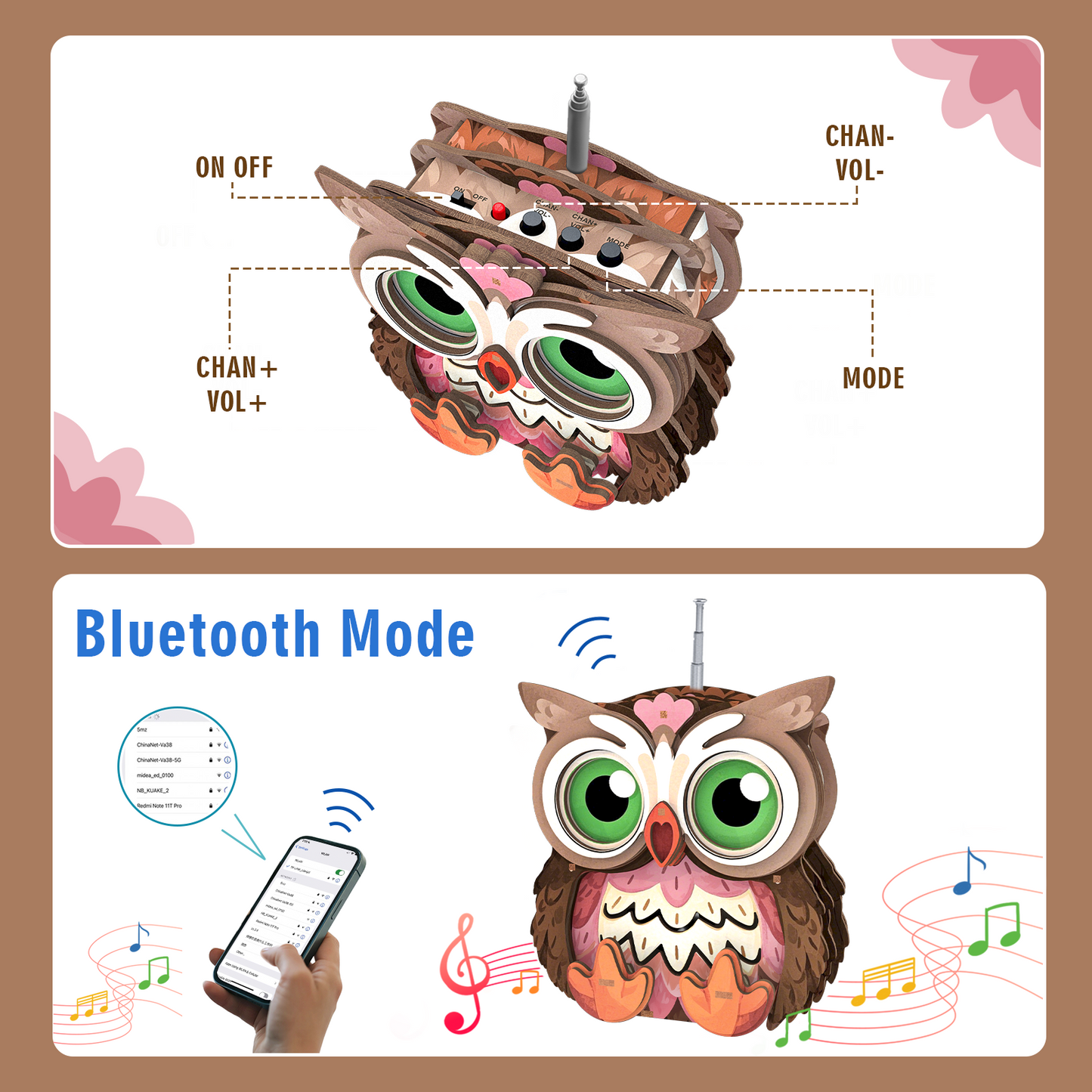 Owl——Bluetooth Speaker & Radio Series