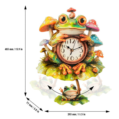 Frog – Wooden 3D Clock DIY Puzzle Kit