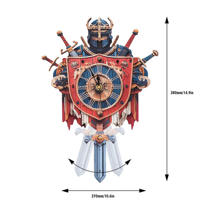 Knight – Wooden 3D Clock DIY Puzzle Kit