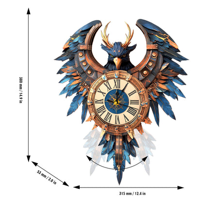 Thunderbird – Wooden 3D Clock DIY Puzzle Kit